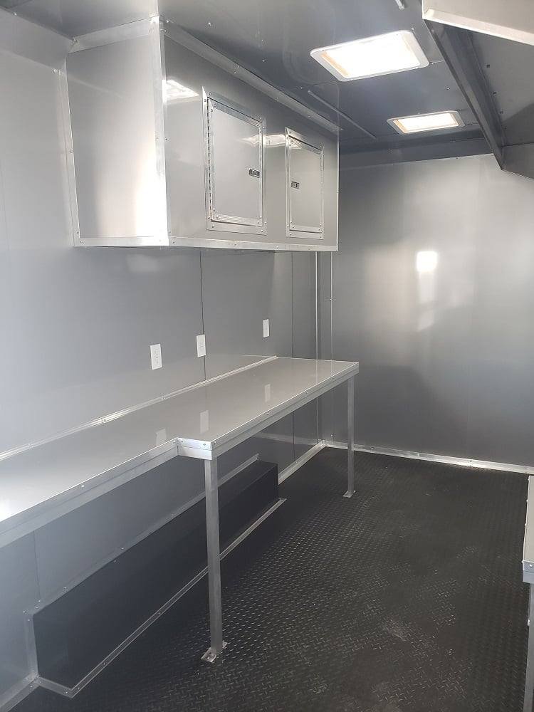 8.5′ x 18′ White Concession Food Trailer — photo 2