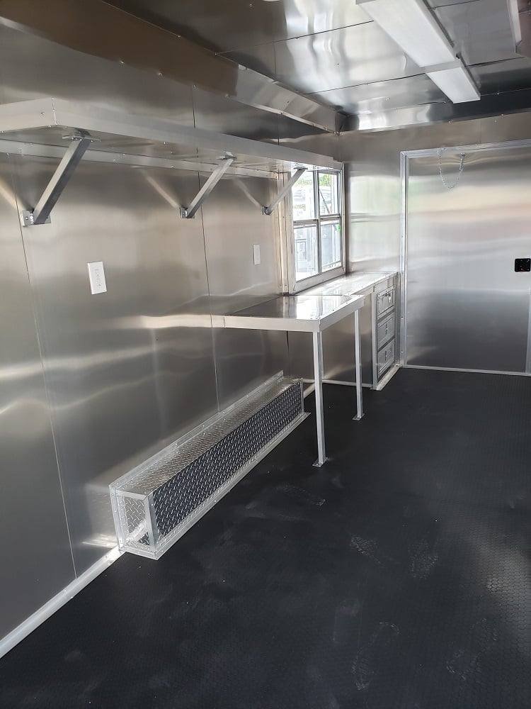 8.5′ x 20′ Victory Red Vending Concession Food Trailer — photo 14