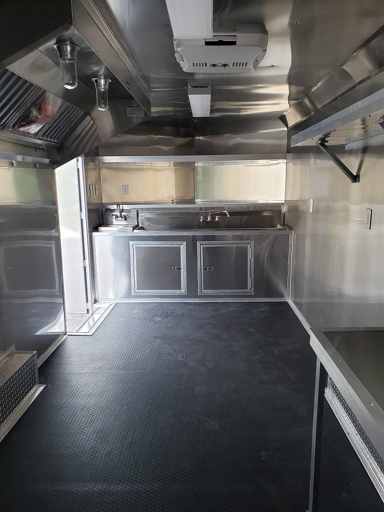 8.5′ x 20′ Victory Red Vending Concession Food Trailer — photo 3