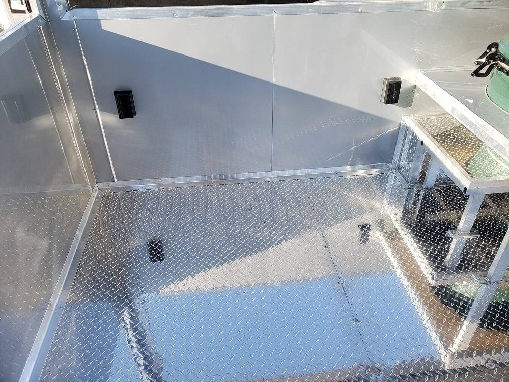 8.5′ x 22′ Black Porch Style BBQ Concession Food Trailer — photo 6