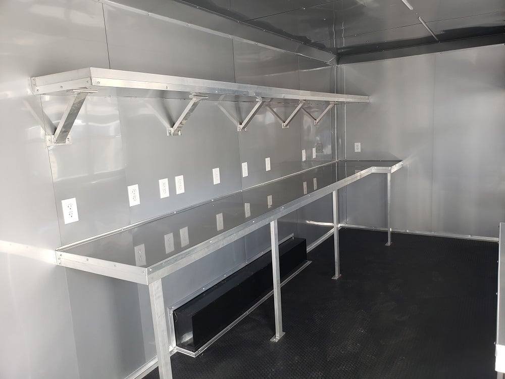 8.5′ x 20′ Yellow Event Catering Concession Food Trailer — photo 3