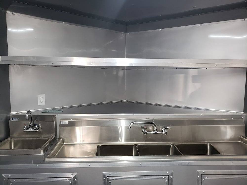 8.5′ x 20′ Yellow Event Catering Concession Food Trailer — photo 14
