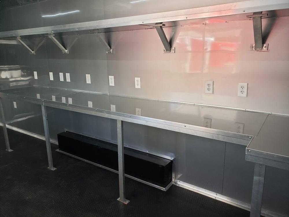 8.5′ x 20′ Yellow Event Catering Concession Food Trailer — photo 12