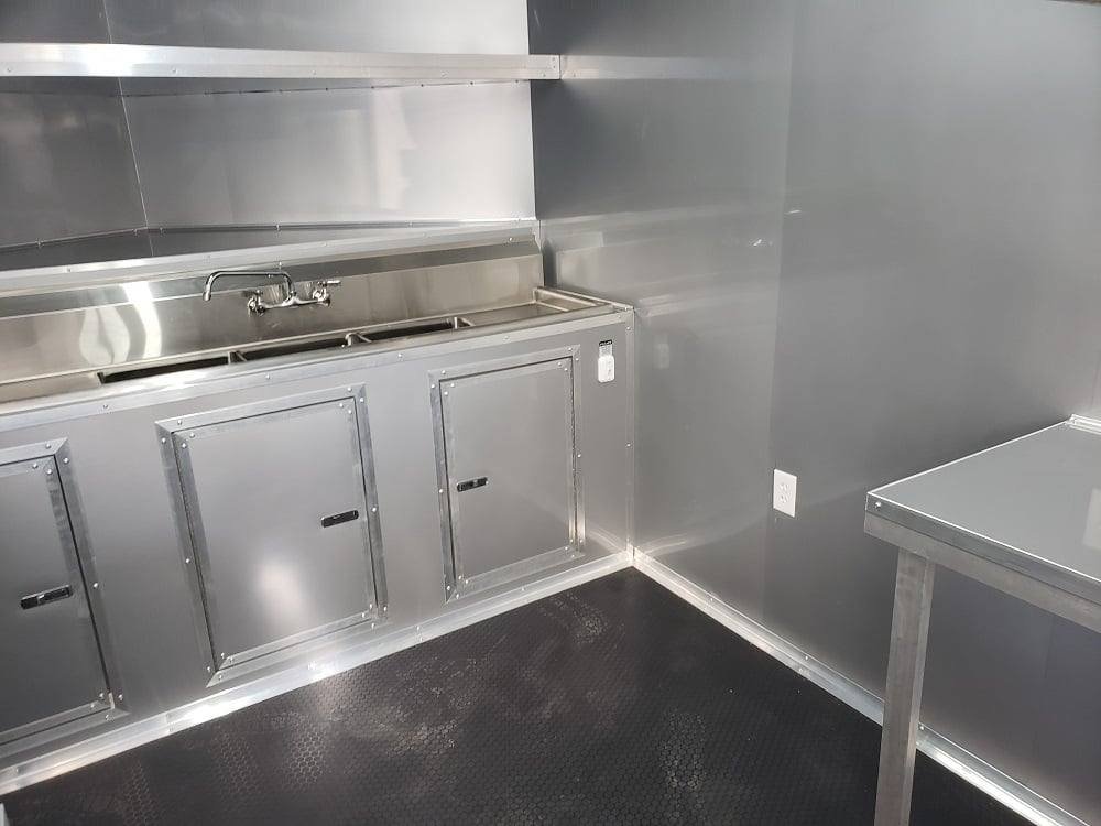 8.5′ x 20′ Yellow Event Catering Concession Food Trailer — photo 9