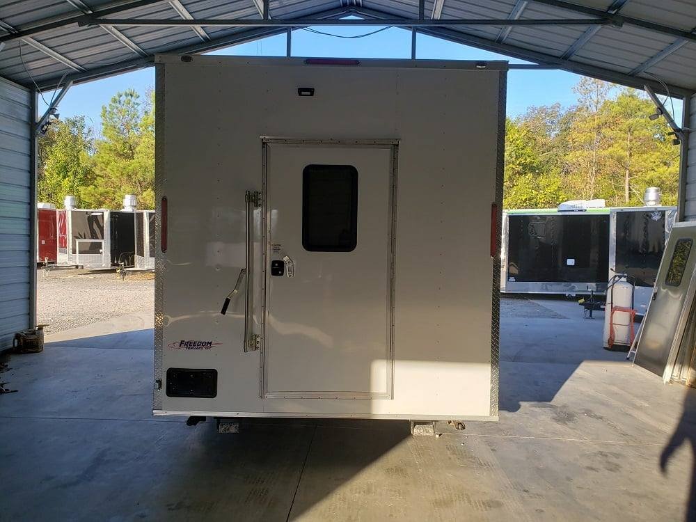 8.5′ x 20′ White Concession Food Trailer With Appliances — photo 6