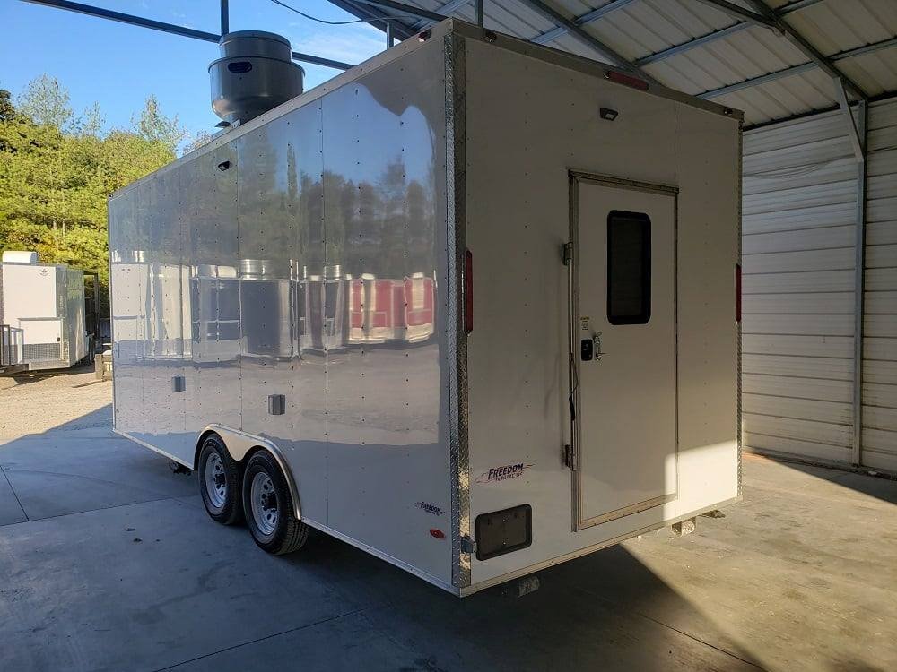 8.5′ x 20′ White Concession Food Trailer With Appliances — photo 8