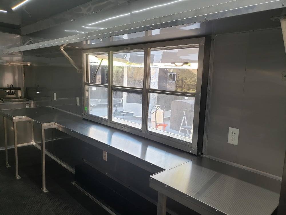 8.5′ x 20′ White Concession Food Trailer With Appliances — photo 10