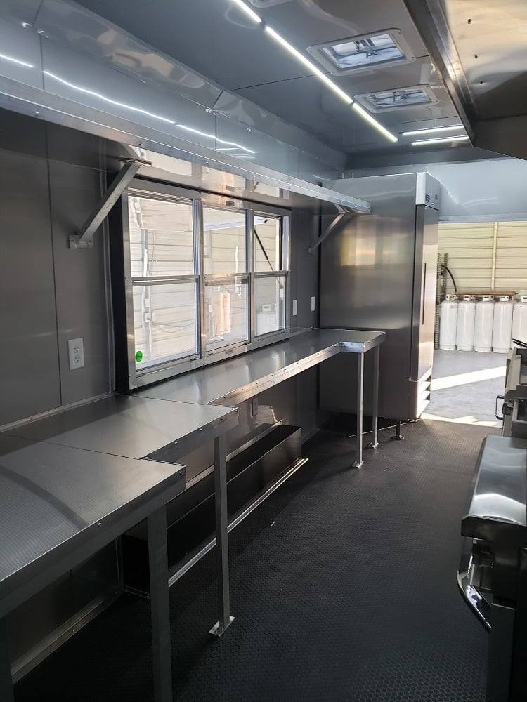 8.5′ x 20′ White Concession Food Trailer With Appliances — photo 11