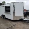 8.5 x 16 white elite trailer professional catering kitchen