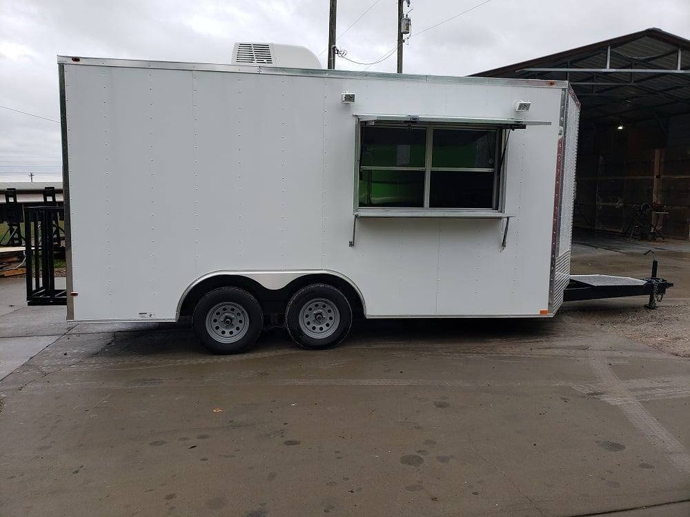 8.5′ x 16′ White Concession Trailer Event Catering — photo 15