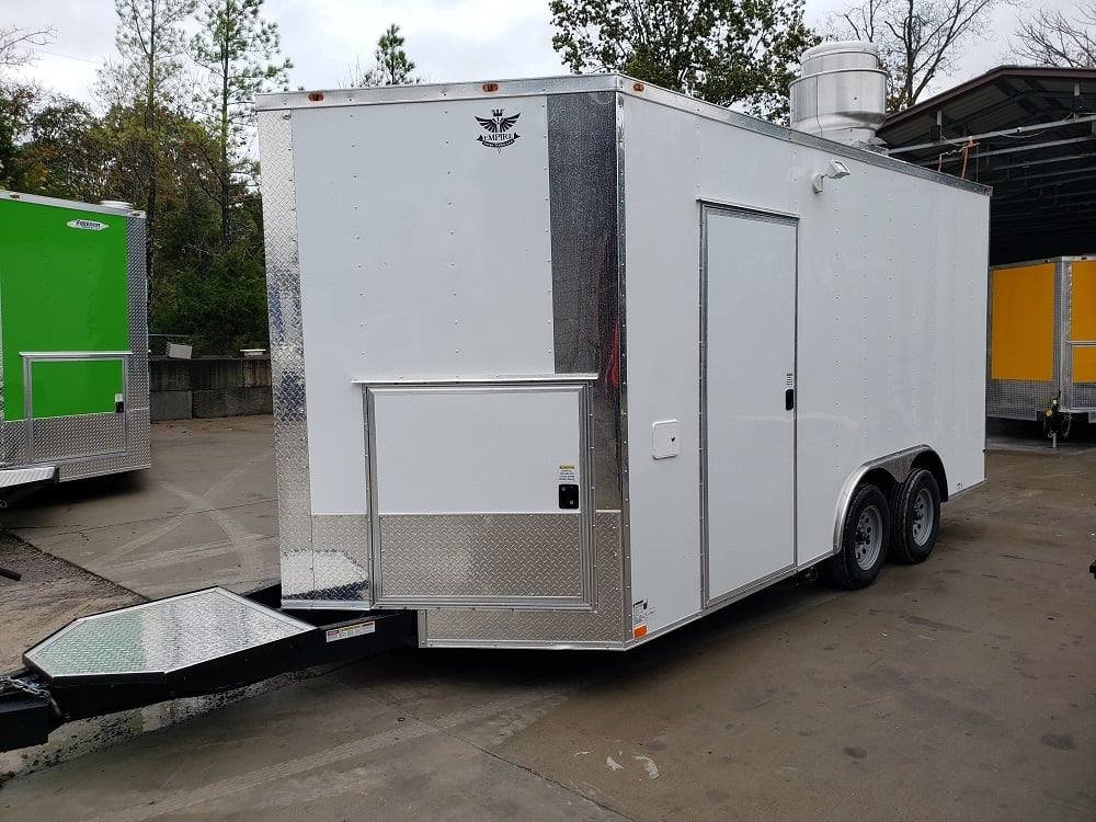 8.5′ x 16′ White Concession Trailer Event Catering — photo 10