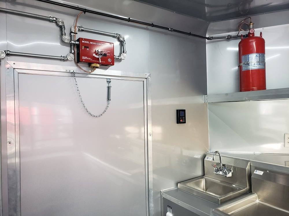 8.5′ x 18′ White Concession Food Trailer With Appliances — photo 7