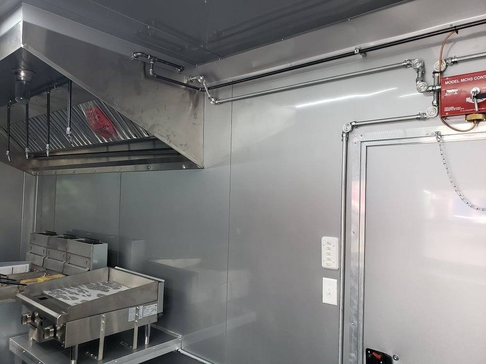 8.5′ x 18′ White Concession Food Trailer With Appliances — photo 10