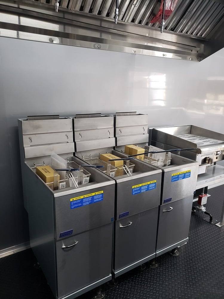8.5′ x 18′ White Concession Food Trailer With Appliances — photo 2