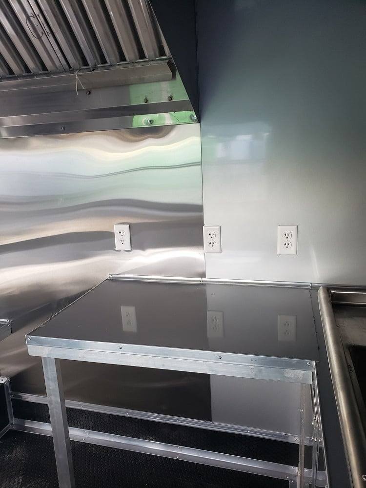 8.5′ x 17′ Red Concession Food Trailer — photo 13