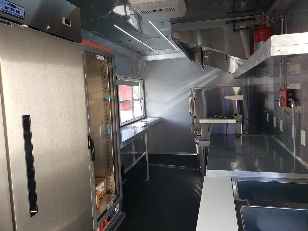 8.5′ x 22′ Lime Green Food Concession Trailer With Appliances — photo 6