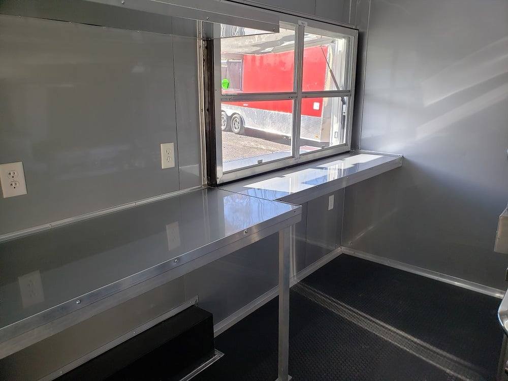 8.5′ x 22′ Lime Green Food Concession Trailer With Appliances — photo 12
