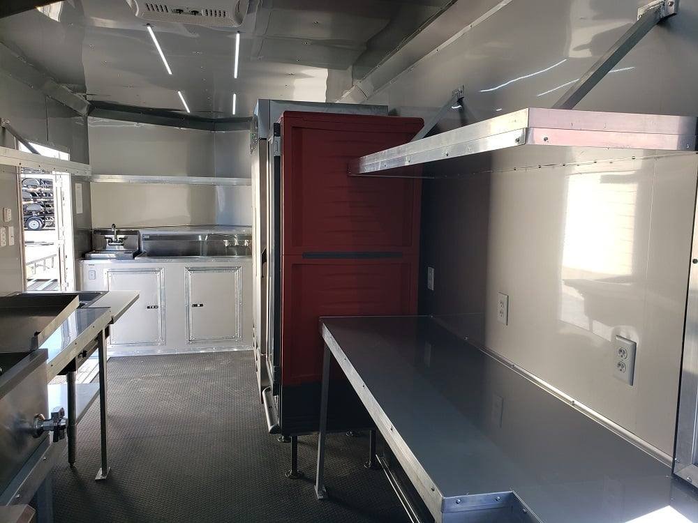 8.5′ x 22′ Lime Green Food Concession Trailer With Appliances — photo 15
