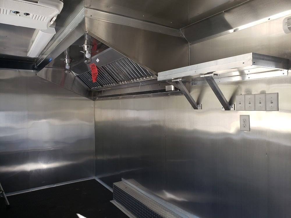 8.5′ x 18′ White Concession Food Trailer — photo 9