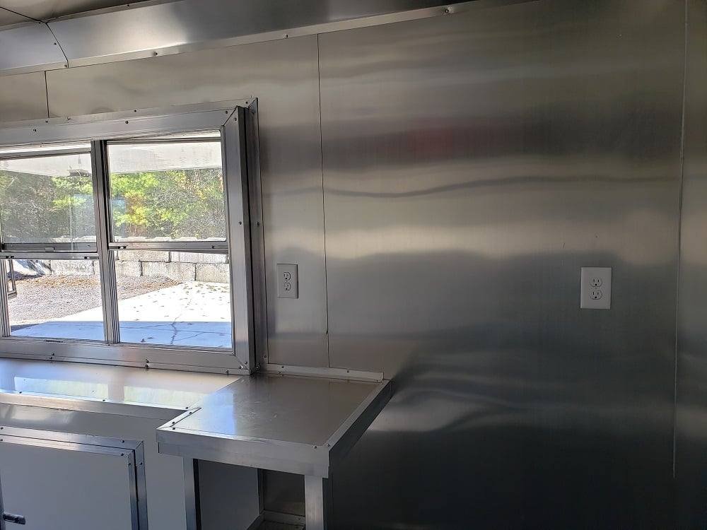 8.5′ x 18′ White Concession Food Trailer — photo 13