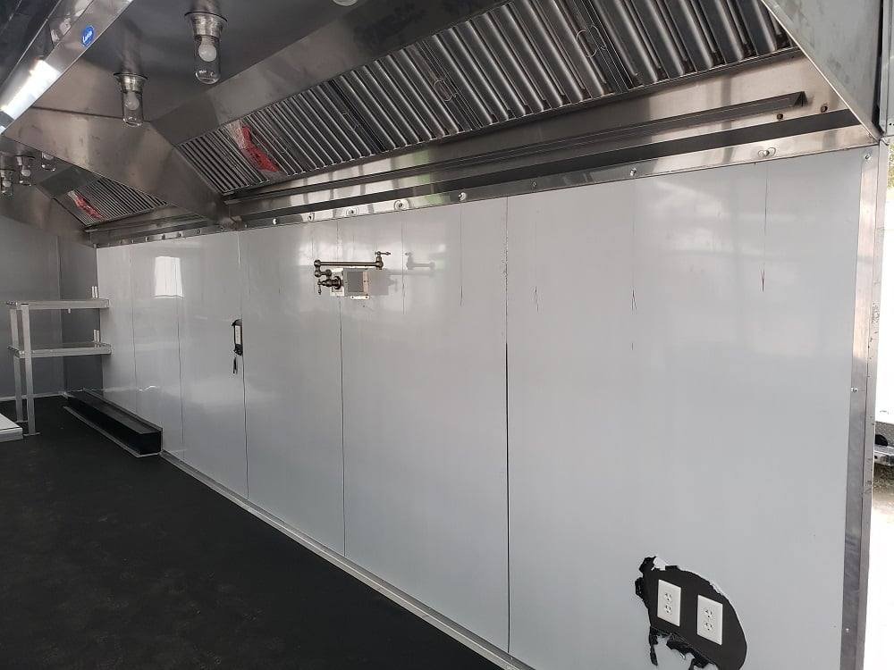 8.5′ x 53′ Lime Green Gooseneck BBQ Concession Food Trailer — photo 7