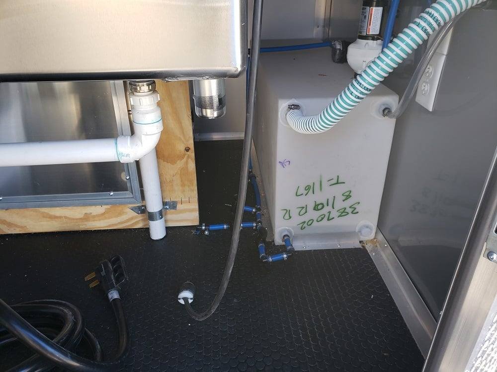 8.5′ x 24′ Black BBQ Porch Concession Food Trailer — photo 12