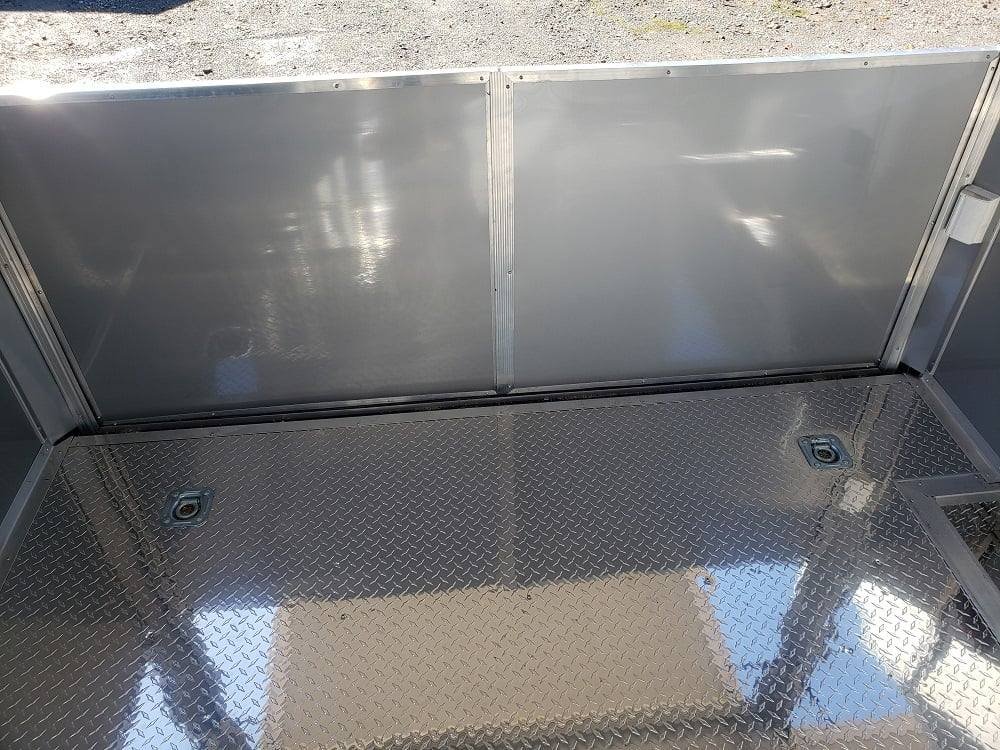8.5′ x 20′ Light Pewter Porch Style Concession Food Trailer — photo 11