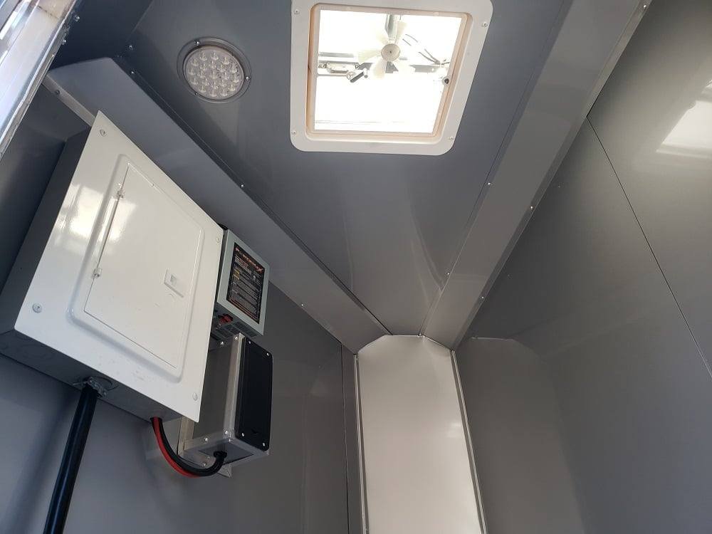 8.5′ x 22′ Porch Style Concession Food Trailer with Restroom — photo 5