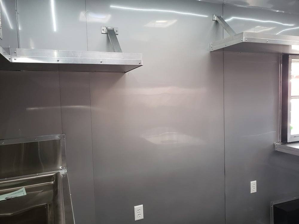 8.5′ x 22′ Porch Style Concession Food Trailer with Restroom — photo 3