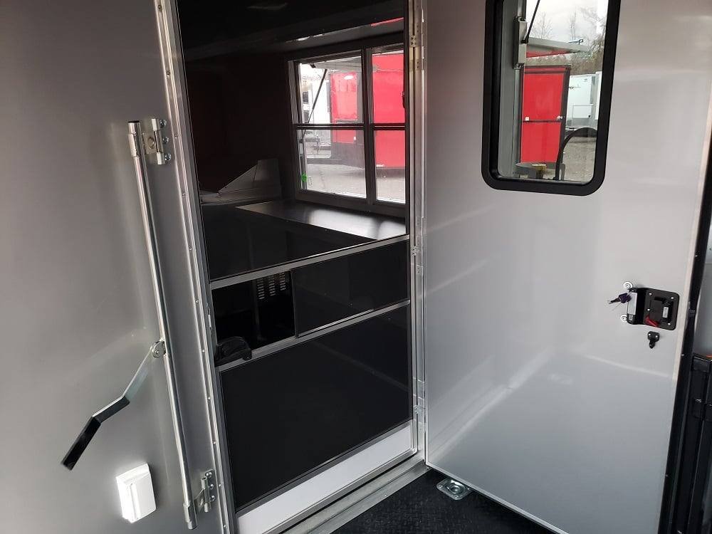 8.5′ x 22′ Porch Style Concession Food Trailer with Restroom and Appliances — photo 15