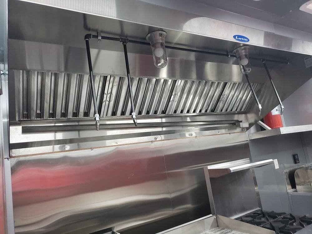 8.5′ x 22′ Porch Style Concession Food Trailer with Restroom and Appliances — photo 3