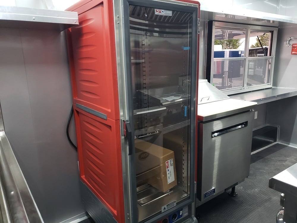 8.5′ x 22′ Porch Style Concession Food Trailer with Restroom and Appliances — photo 4
