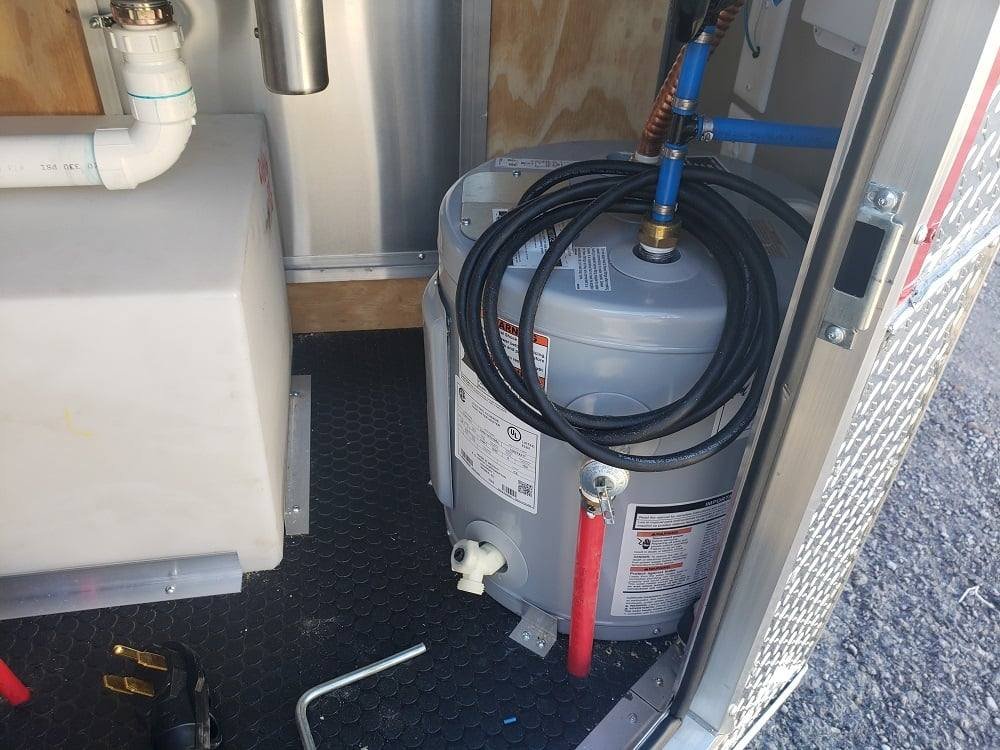 8.5′ x 20′ Victory Red BBQ Porch Concession Food Trailer — photo 13