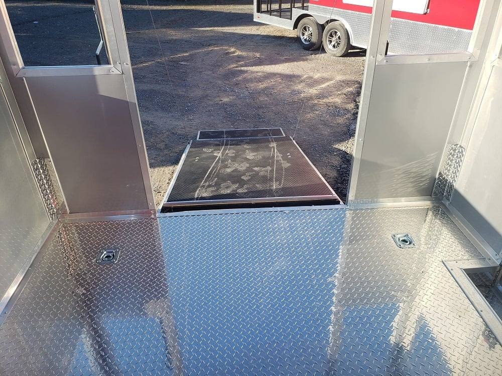 8.5′ x 20′ Victory Red BBQ Porch Concession Food Trailer — photo 6