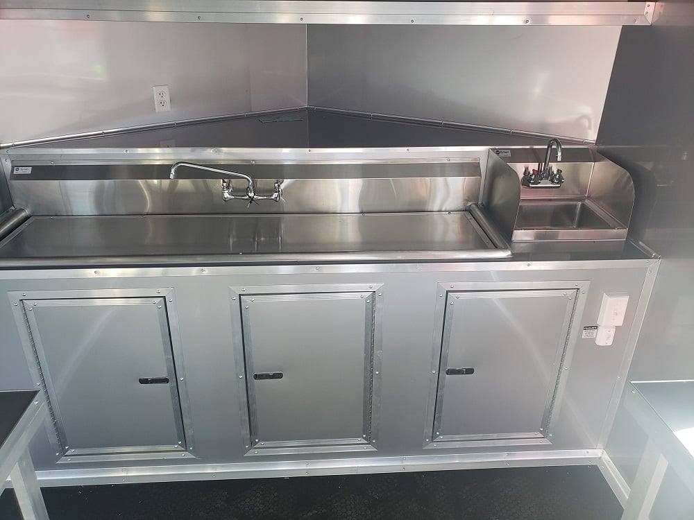 8.5′ x 20′ Victory Red BBQ Porch Concession Food Trailer — photo 2