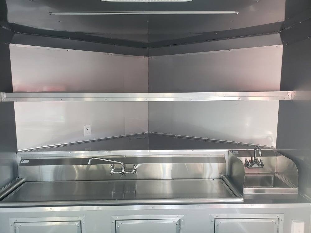 8.5′ x 20′ Victory Red BBQ Porch Concession Food Trailer — photo 9