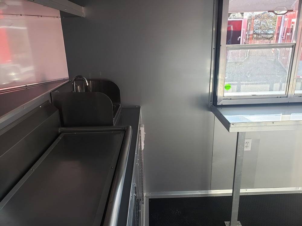 8.5′ x 20′ Victory Red BBQ Porch Concession Food Trailer — photo 10