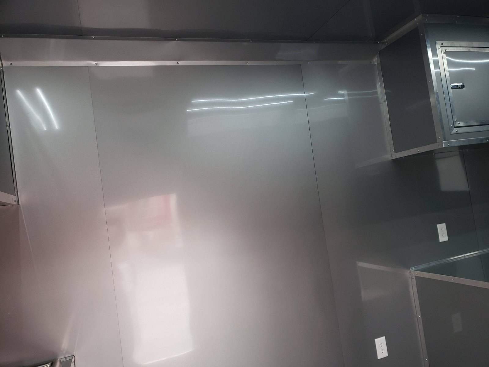 8.5′ x 24′ Light Pewter Double I Beam Porch Style Concession Food Trailer — photo 14