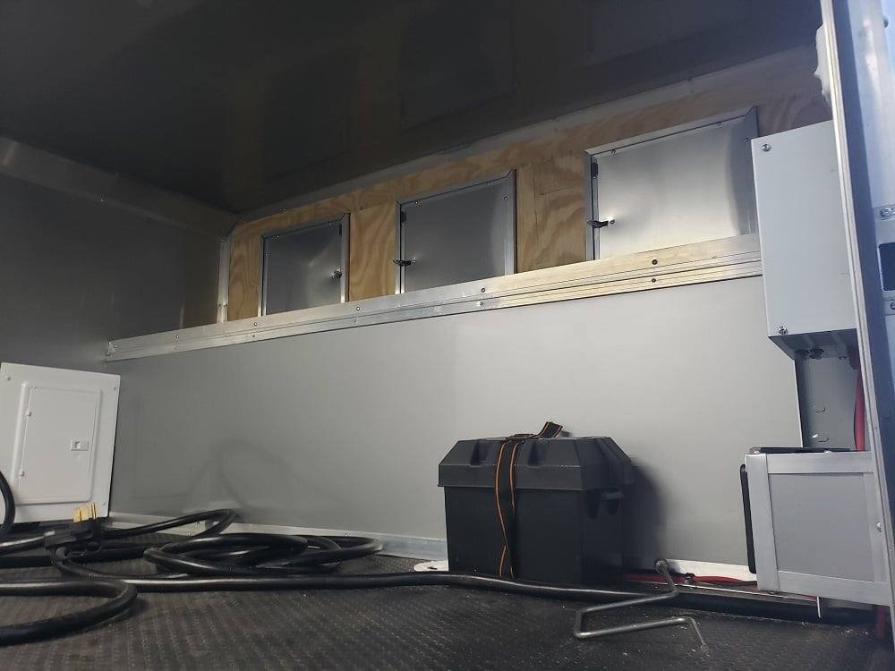 8.5′ x 48′ Lime Green Goose-neck Pizza Concession Food Trailer — photo 5