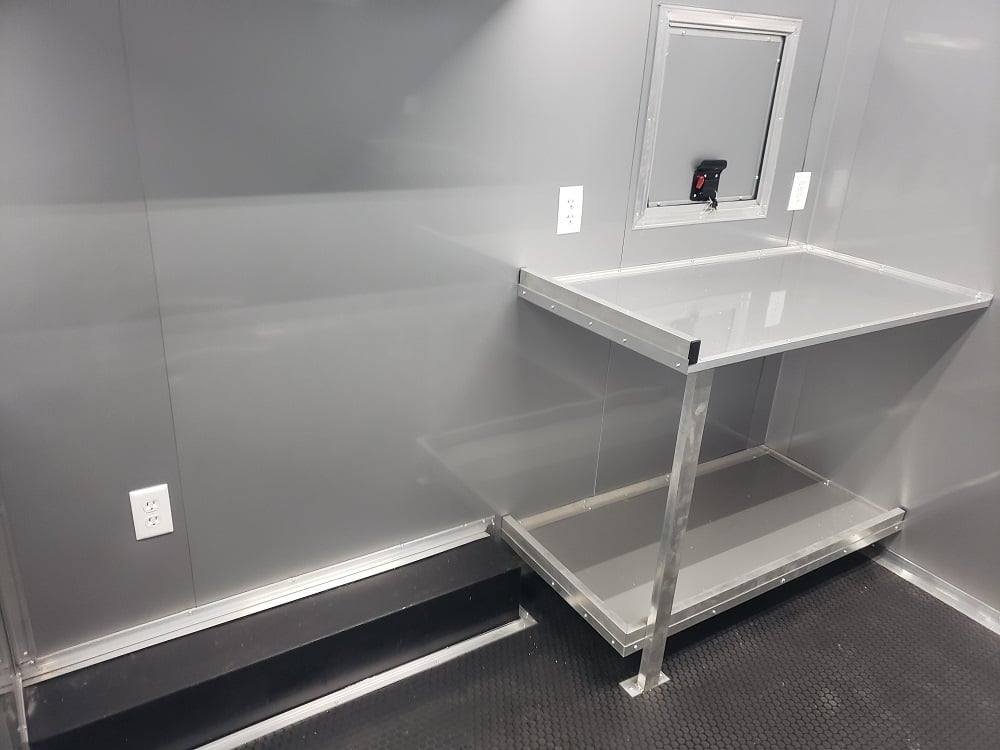 8.5′ x 48′ Lime Green Goose-neck Pizza Concession Food Trailer — photo 3