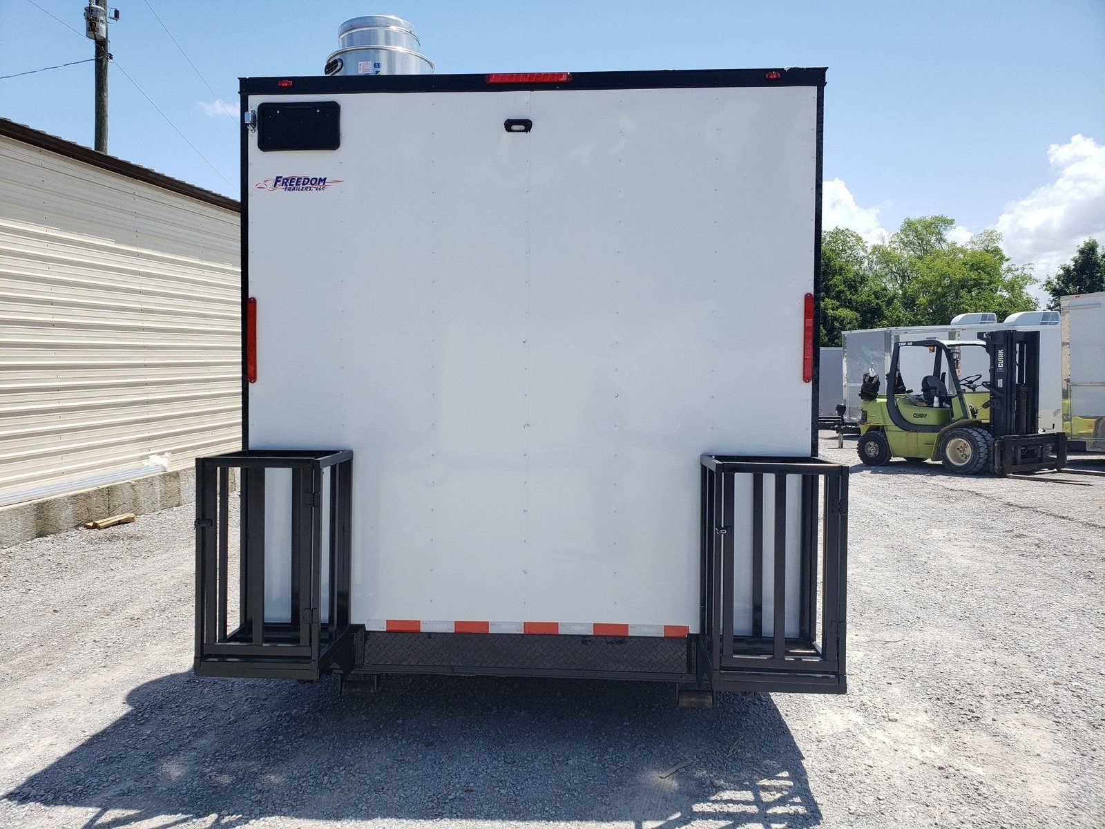 8.5′ x 24′ White Concession Food Trailer with Black Out Package — photo 14