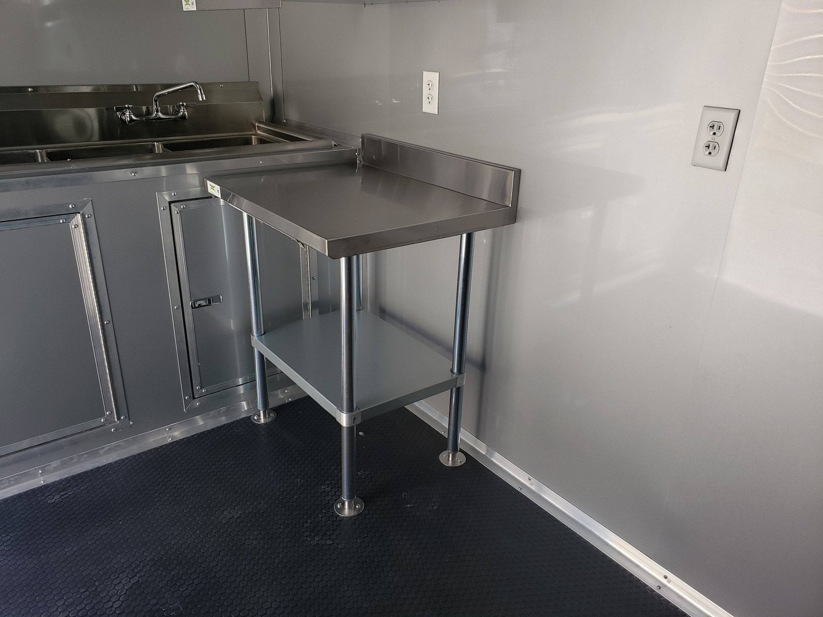 8.5′ x 24′ White Concession Food Trailer with Black Out Package — photo 6
