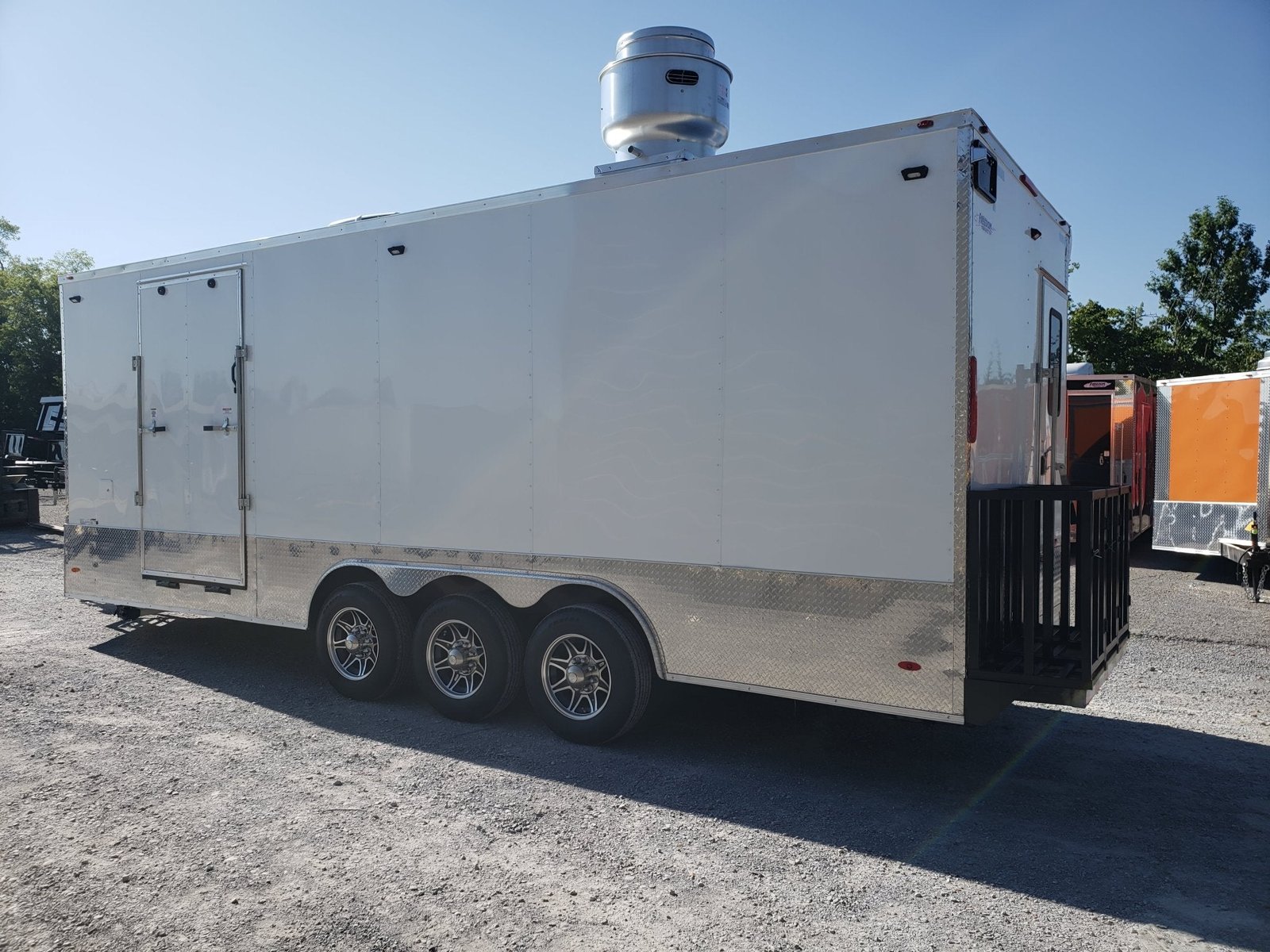8.5′ x 24′ White Food Concession Trailer — photo 6