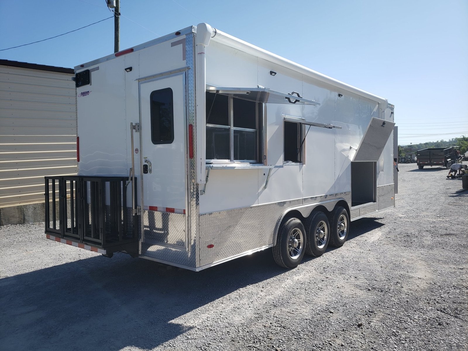 8.5′ x 24′ White Food Concession Trailer — photo 12