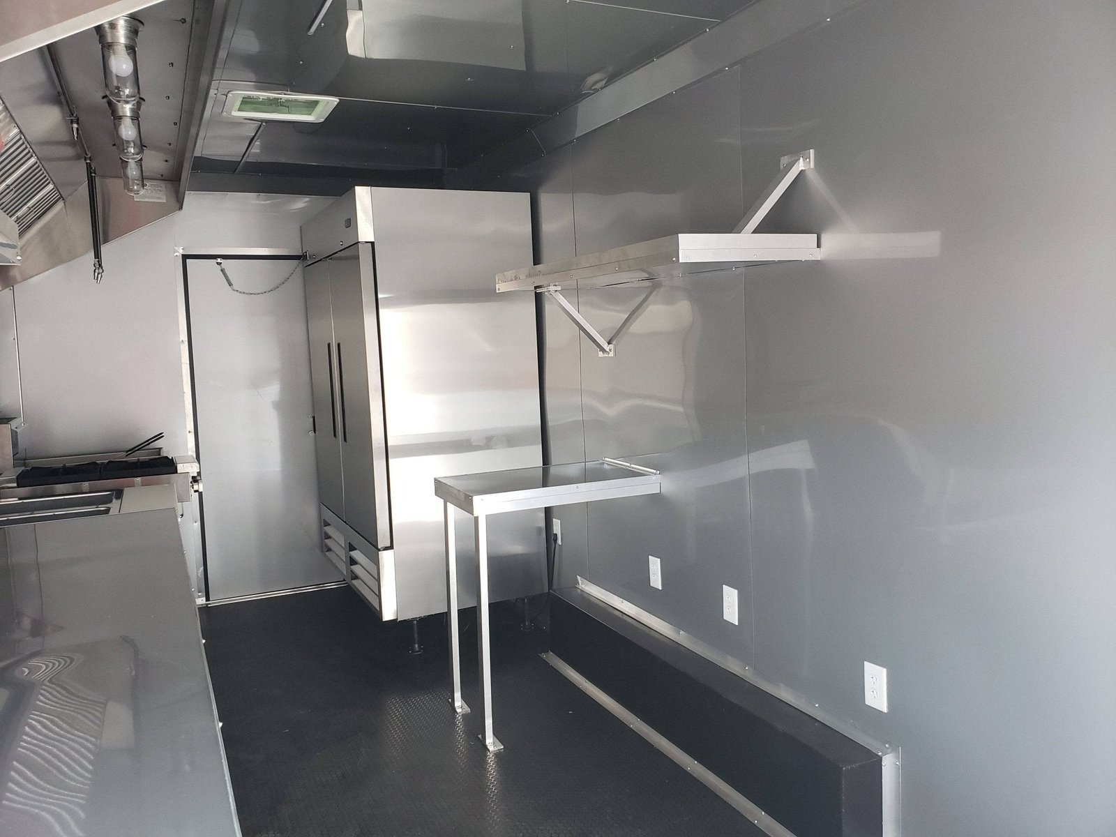 8.5′ x 22′ Cobalt Blue Concession Food Trailer with Restroom and Appliances — photo 5