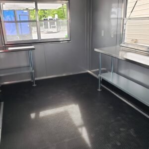 8.5 x 16 ice cream concession trailer in Penske yellow - view 7