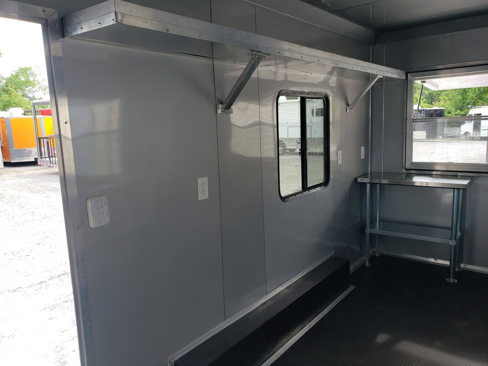 8.5′ x 16′ Penske Yellow Ice Cream Food Concession Trailer — photo 6