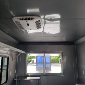 8.5 x 16 ice cream concession trailer in Penske yellow - view 9