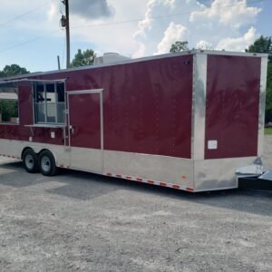 8.5' x 28' Brandy Wine BBQ Vending Concession Trailer