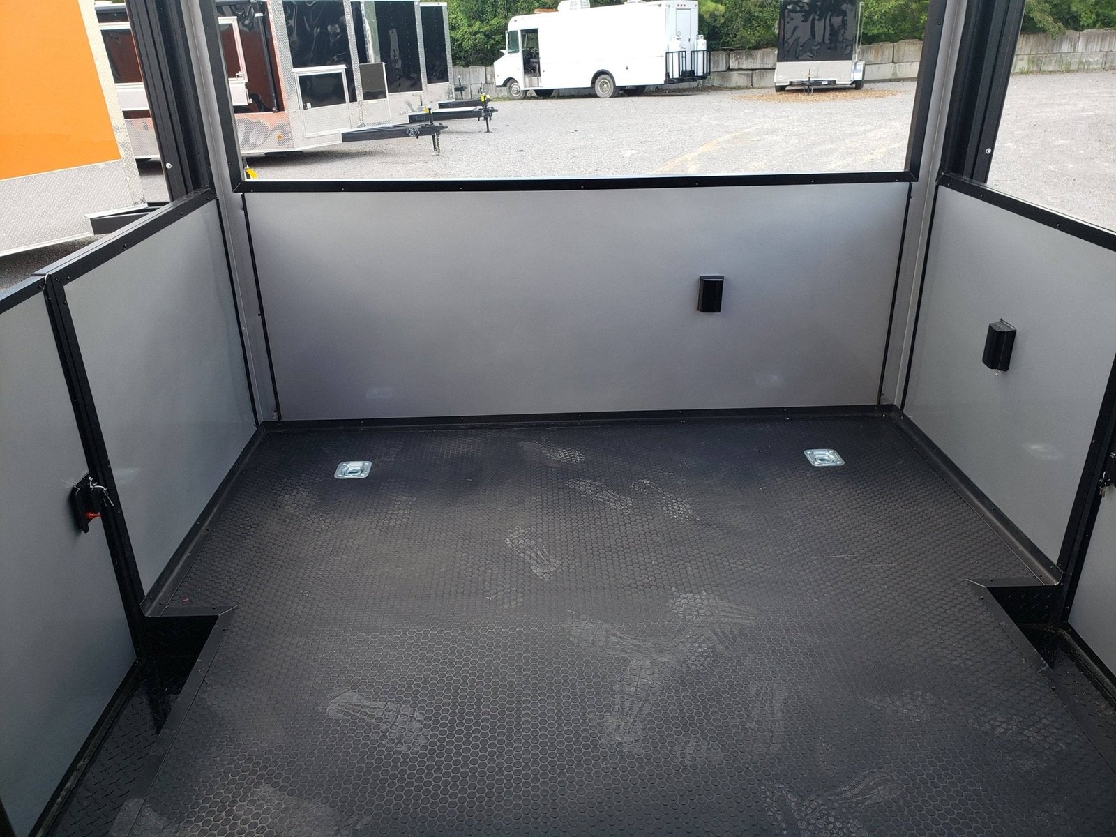 8.5′ x 24′ Victory Red Porch Style BBQ Concession Food Trailer — photo 8